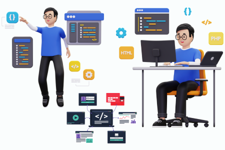 web application development single image